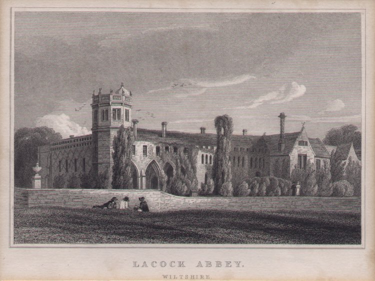 Print - Lacock Abbey, Wiltshire. - Garner