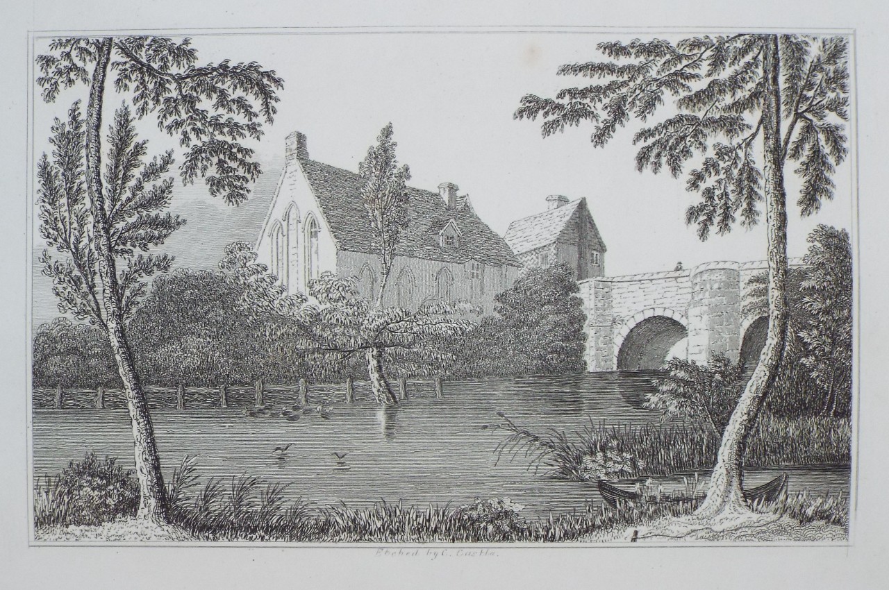 Print - St. John's Chapel,  Harnham