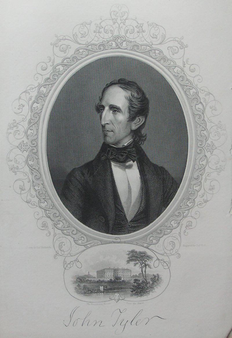 Print - John Tyler - Holl