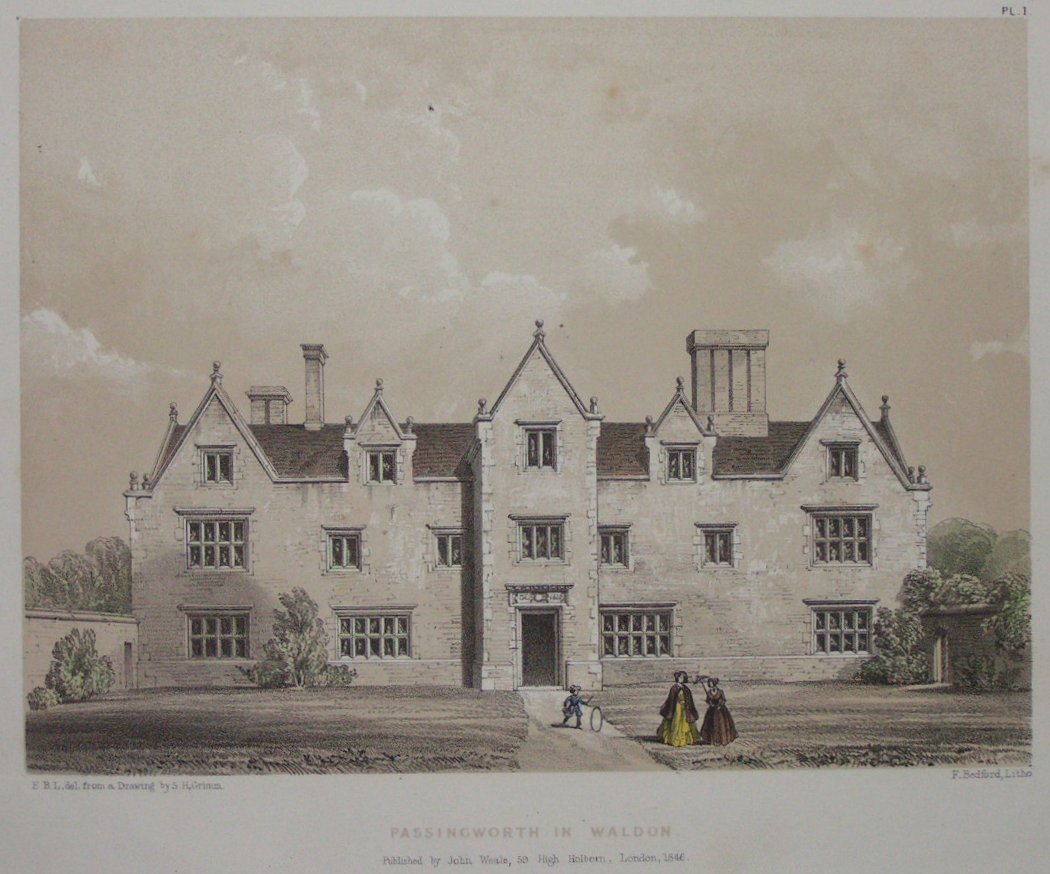 Lithograph - Passingworth in Waldon - Bedford