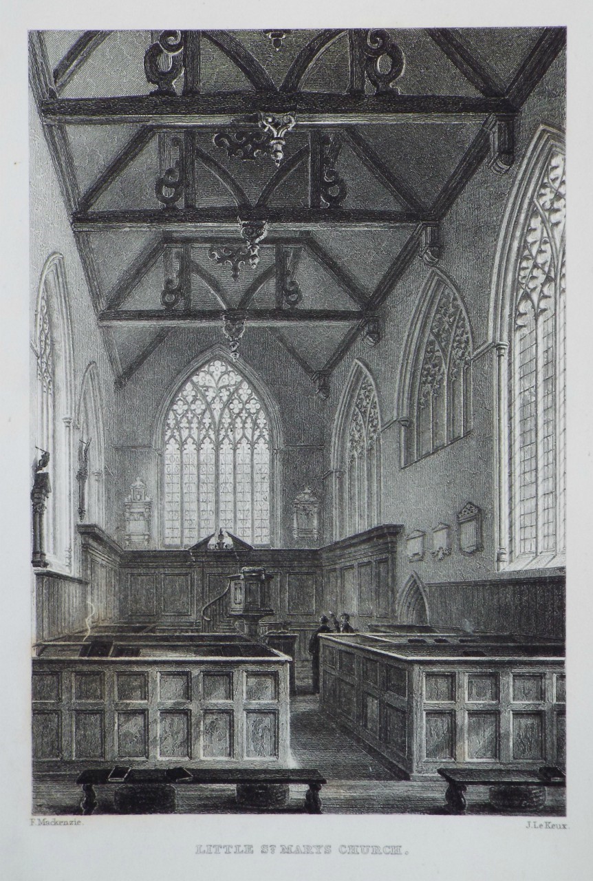 Print - Little St. Mary's Church. - Le