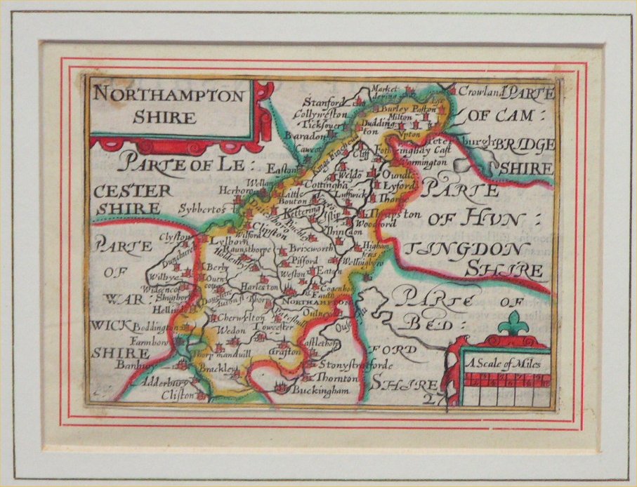 Map of Northamptonshire - Keere