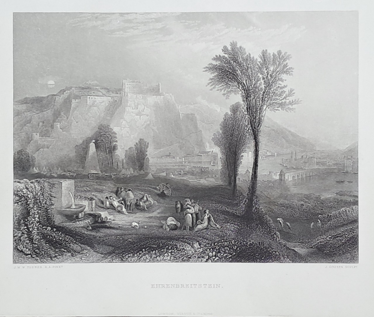 Print - Ehrenbreitstein - Cousen