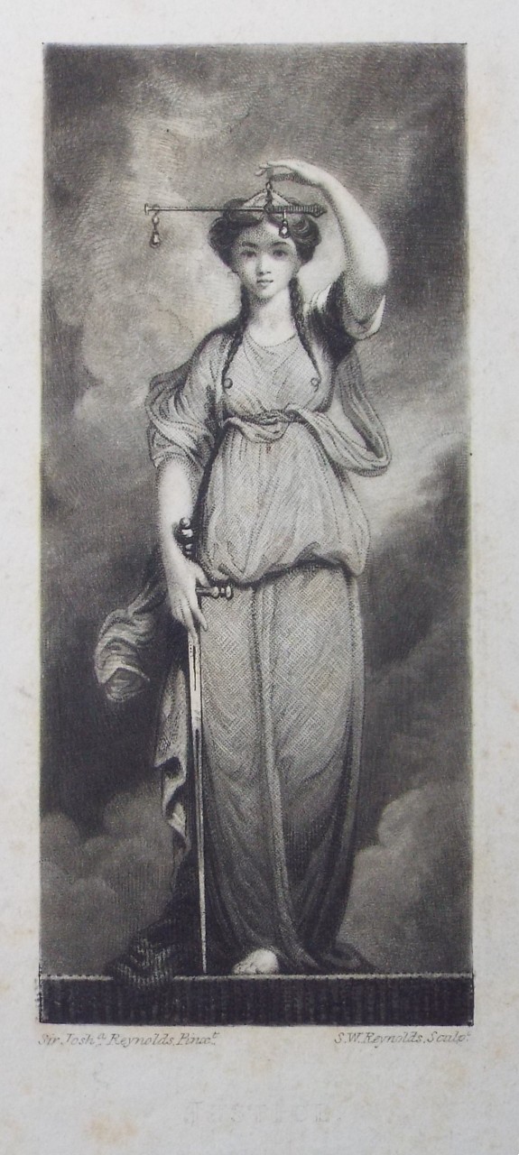Mezzotint - Justice. - Reynolds