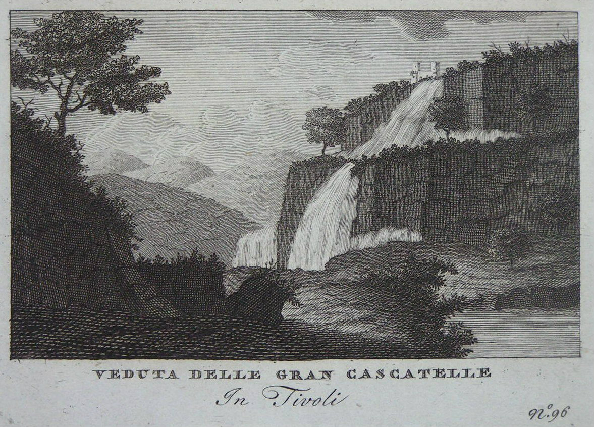 Print - Vedute delle Gran Cascatelle In Tivoli