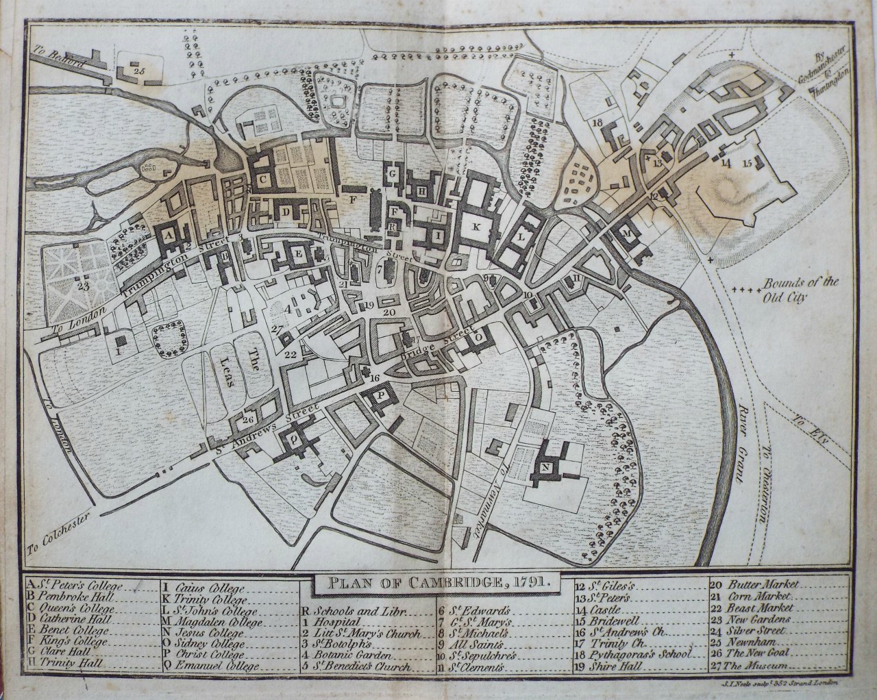 Map of Cambridge - Cambridge