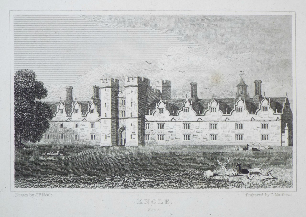 Print - Knole, Kent. - Matthews