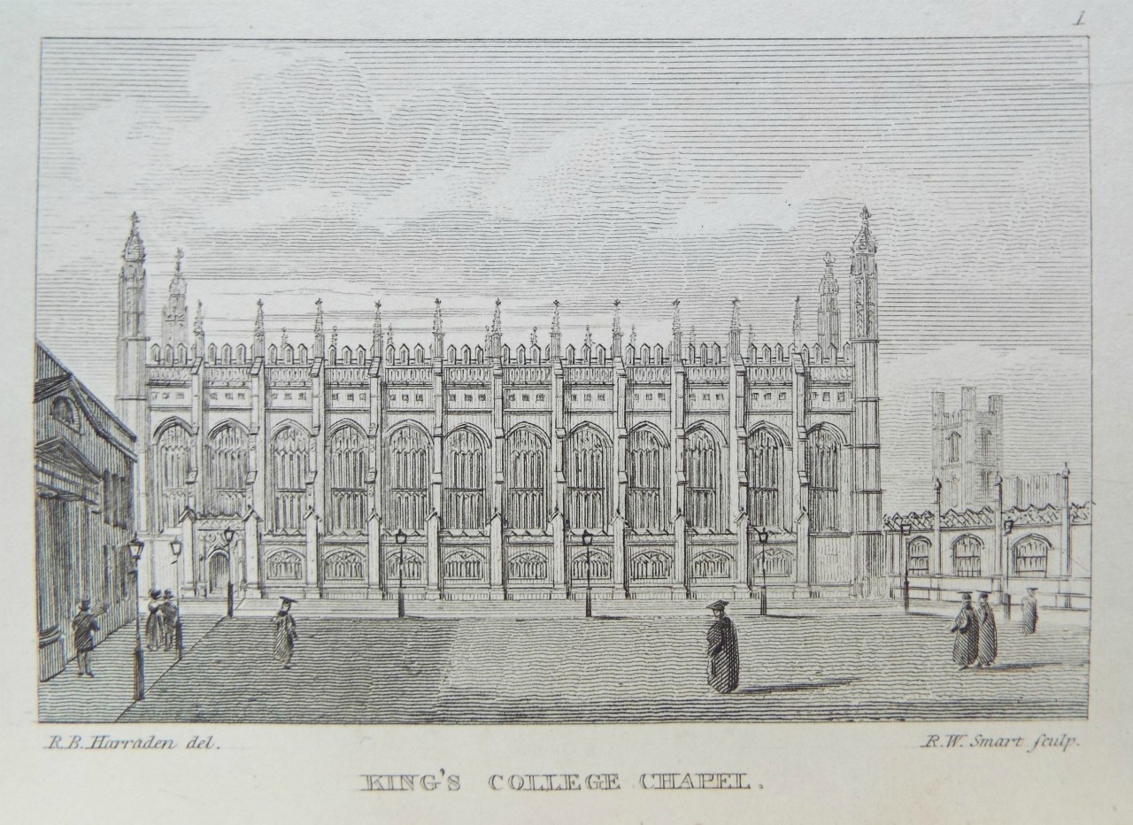 Print - King's College Chapel. - Smart