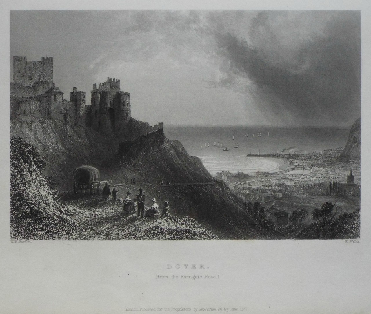 Print - Dover. (from the Ramsgate Road.) - Wallis