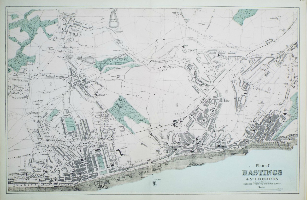 Map of Hastings - Hastings