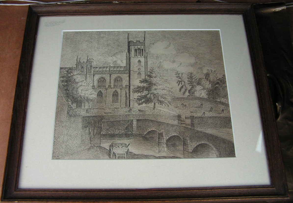 Etching - (Bruton Church)