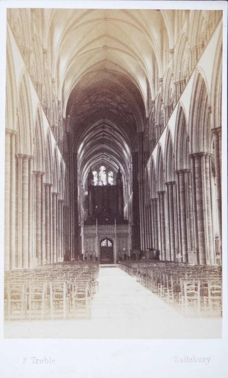 Photograph - Salisbury Cathedral Nave