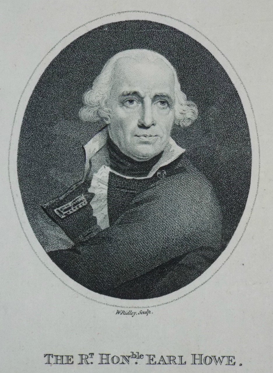 Print - The Rt. Honble. Earl Howe. - Ridley