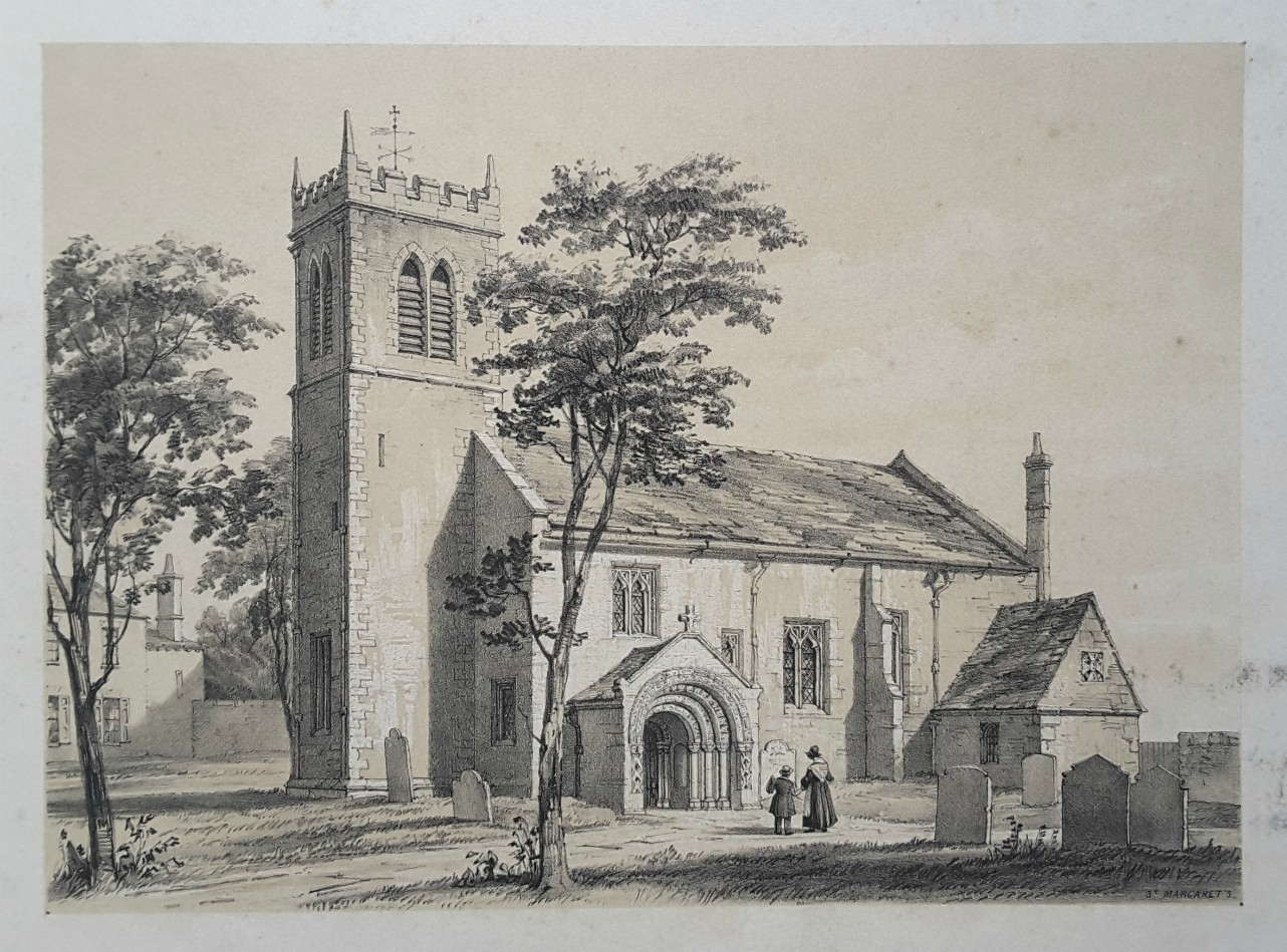 Lithograph - St. Margaret's - Monkhouse