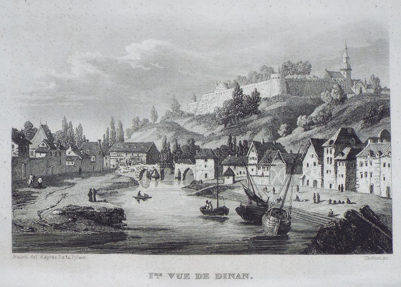 Print - 1re. Vue de Dinan. - 