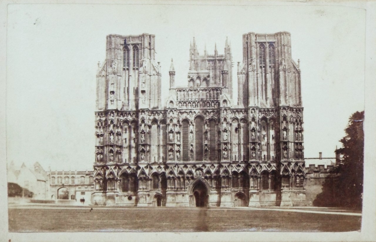 Photograph - Wells Cathedral West Front