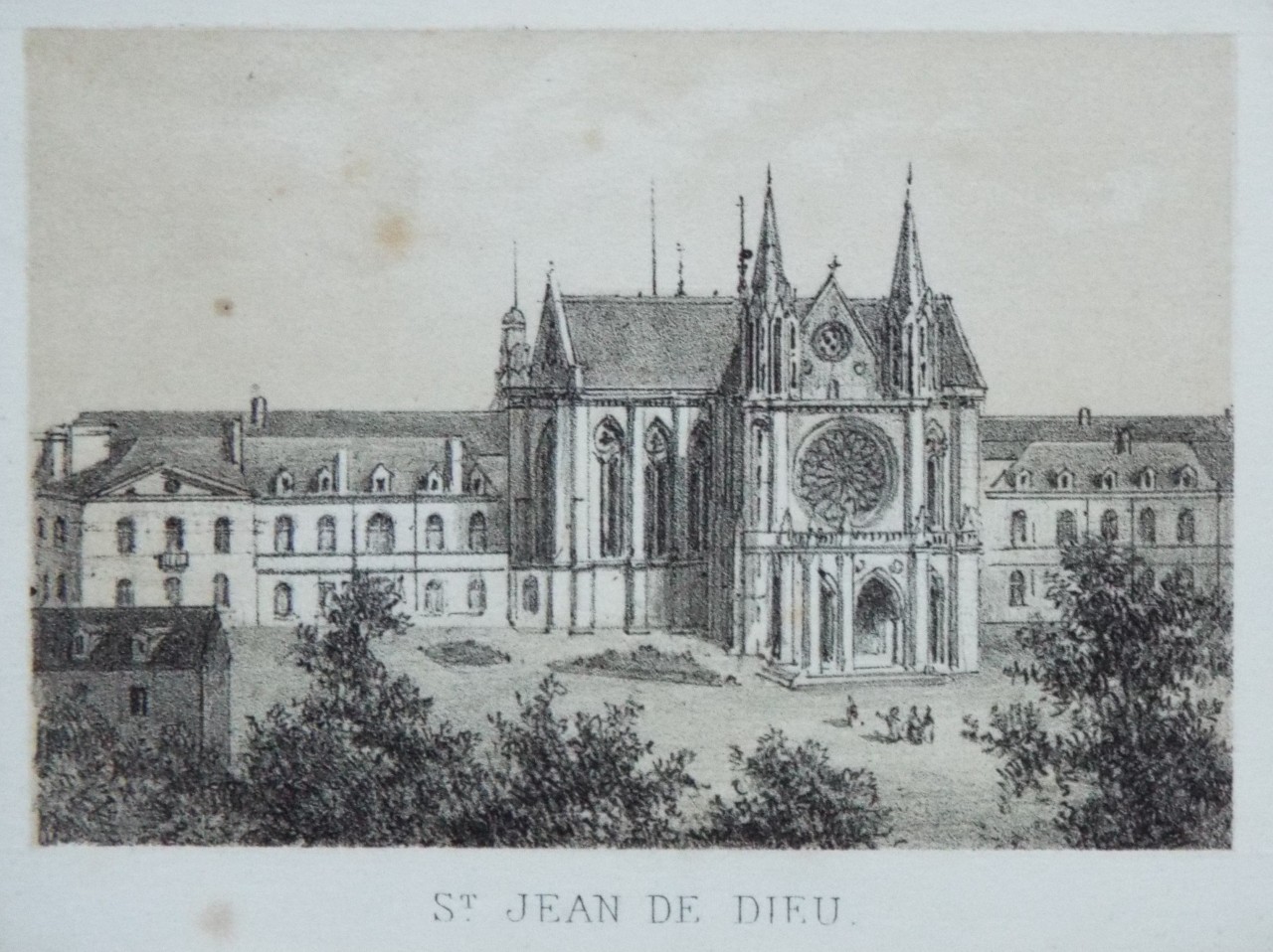 Lithograph - St. Jean de Dieu.