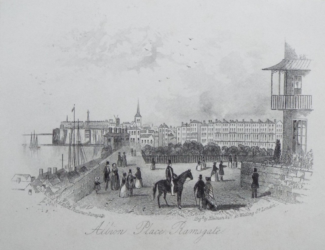Steel Vignette - Albion Place, Ramsgate. - Newman