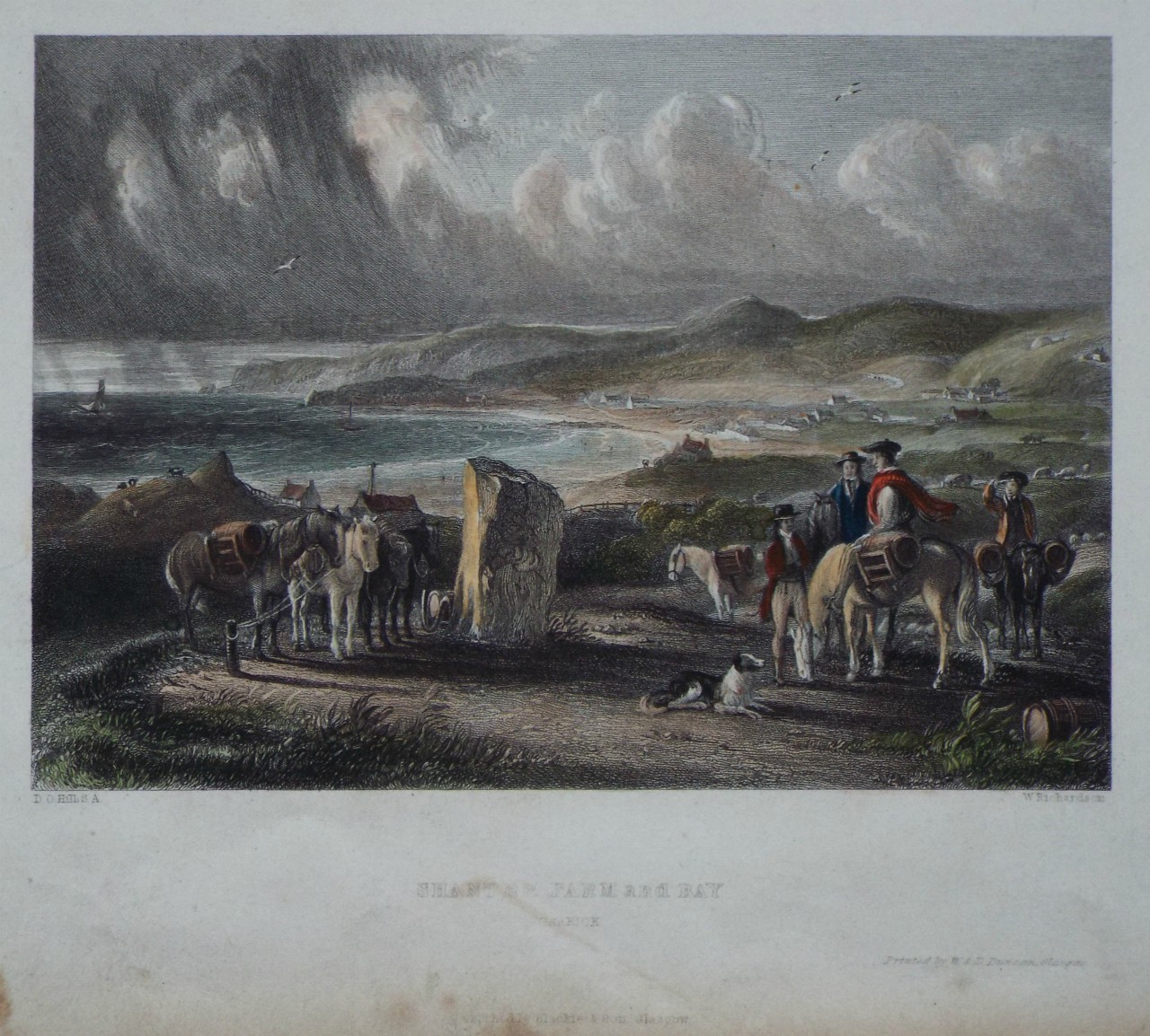 Print - Shanter Farm and Bay. - Richardson
