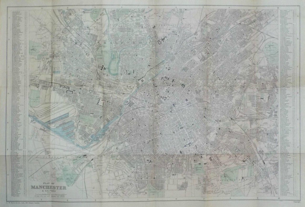 Map of Manchester - Manchester