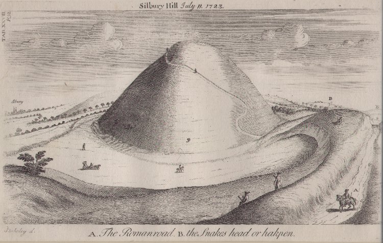 Print - Silbury Hill July 11 1723