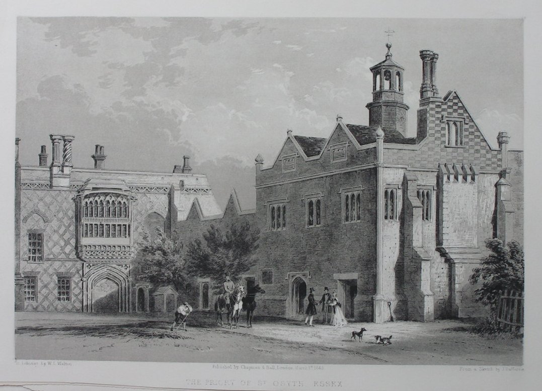 Lithotint - The Priory of St.Osyth, Essex - Walton