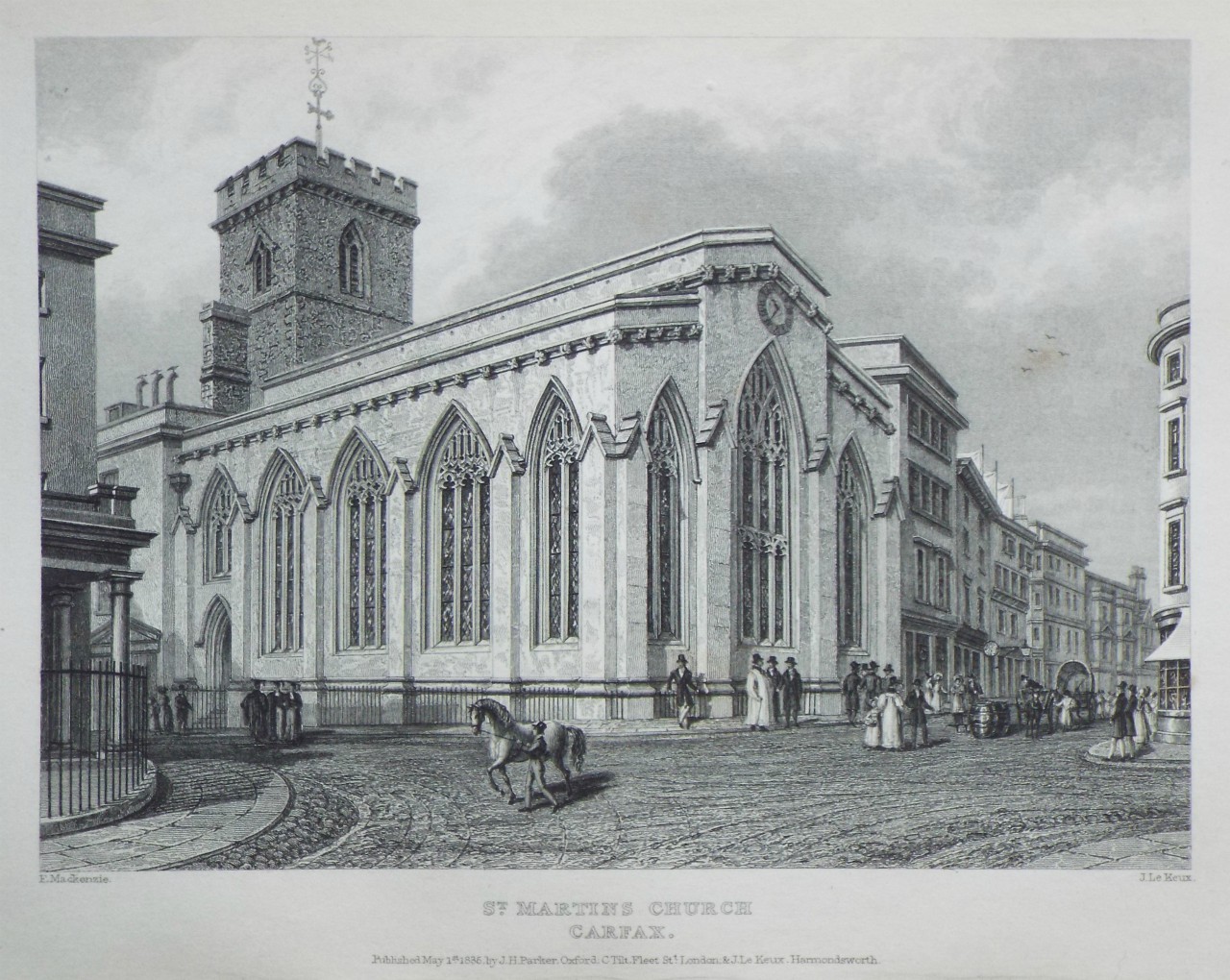 Print - St. Martins Church Carfax. - Le