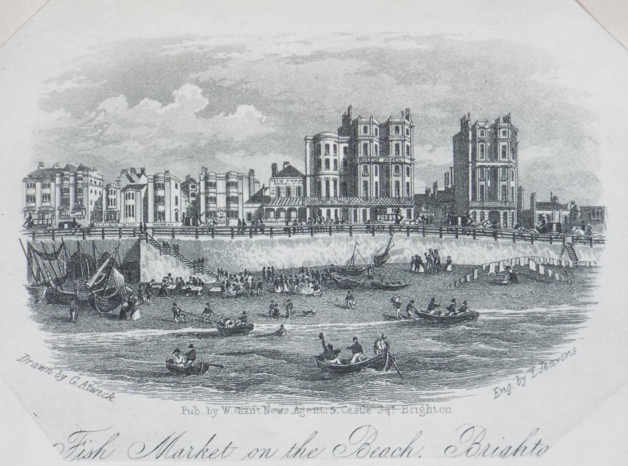 Steel Vignette - Fish Market on the Beach, Brighton. - Jeavons