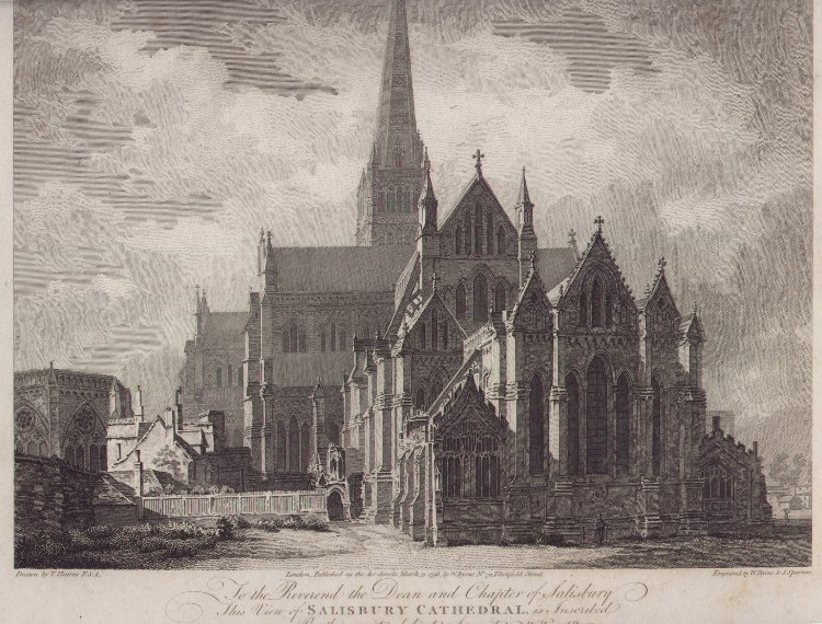 Print - Salisbury Cathedral - Byrne