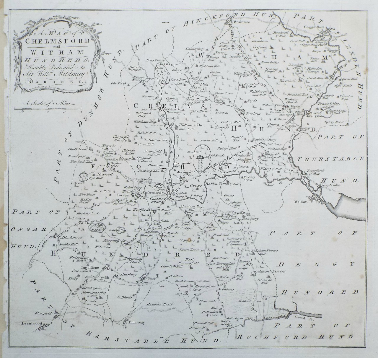 Map of Colchester