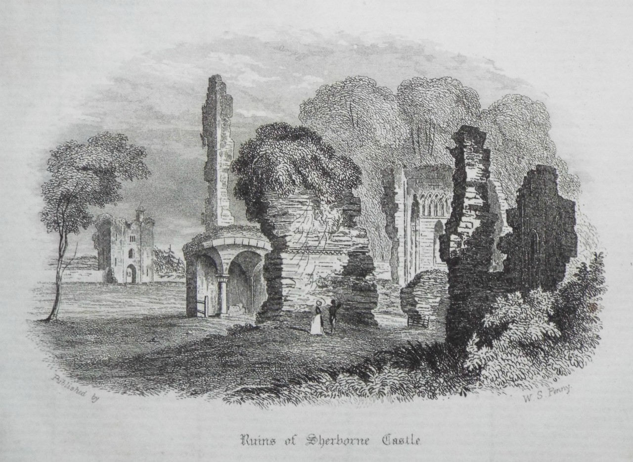 Steel Vignette - Ruins of Sherborne Castle