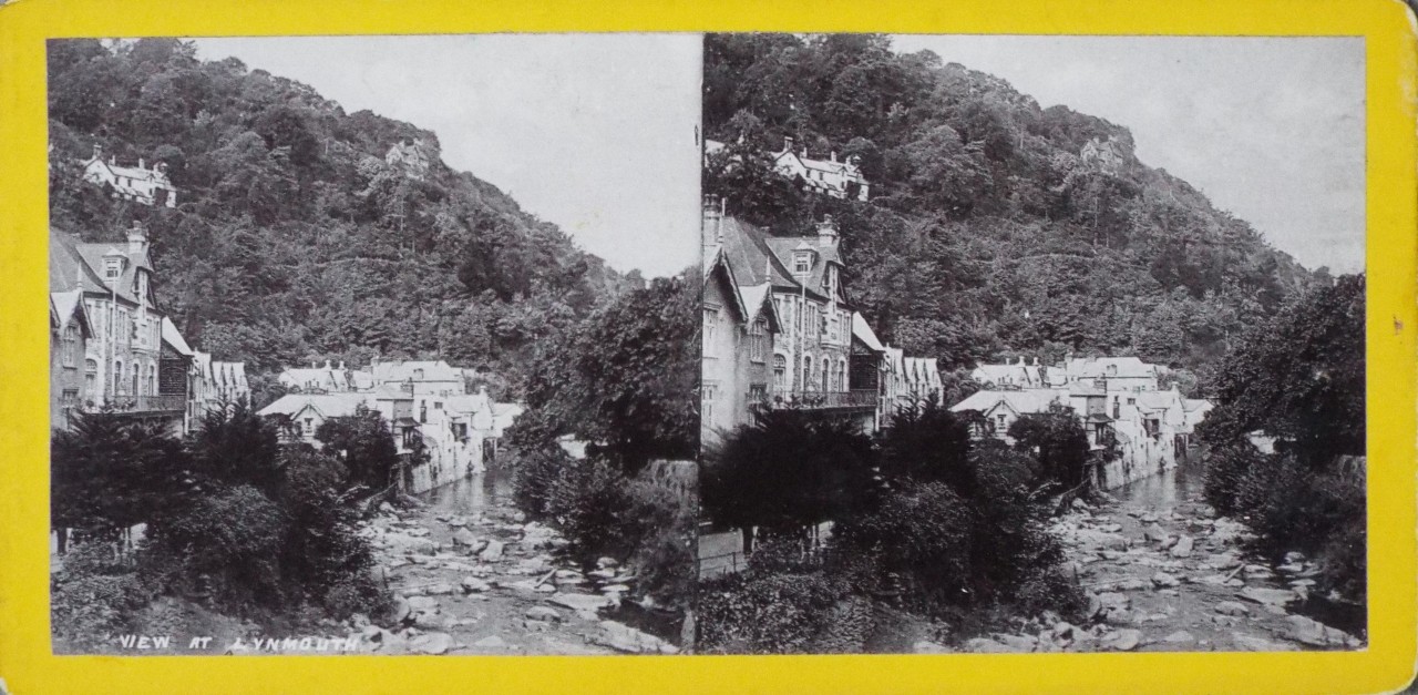 Photograph - View at Lynmouth.