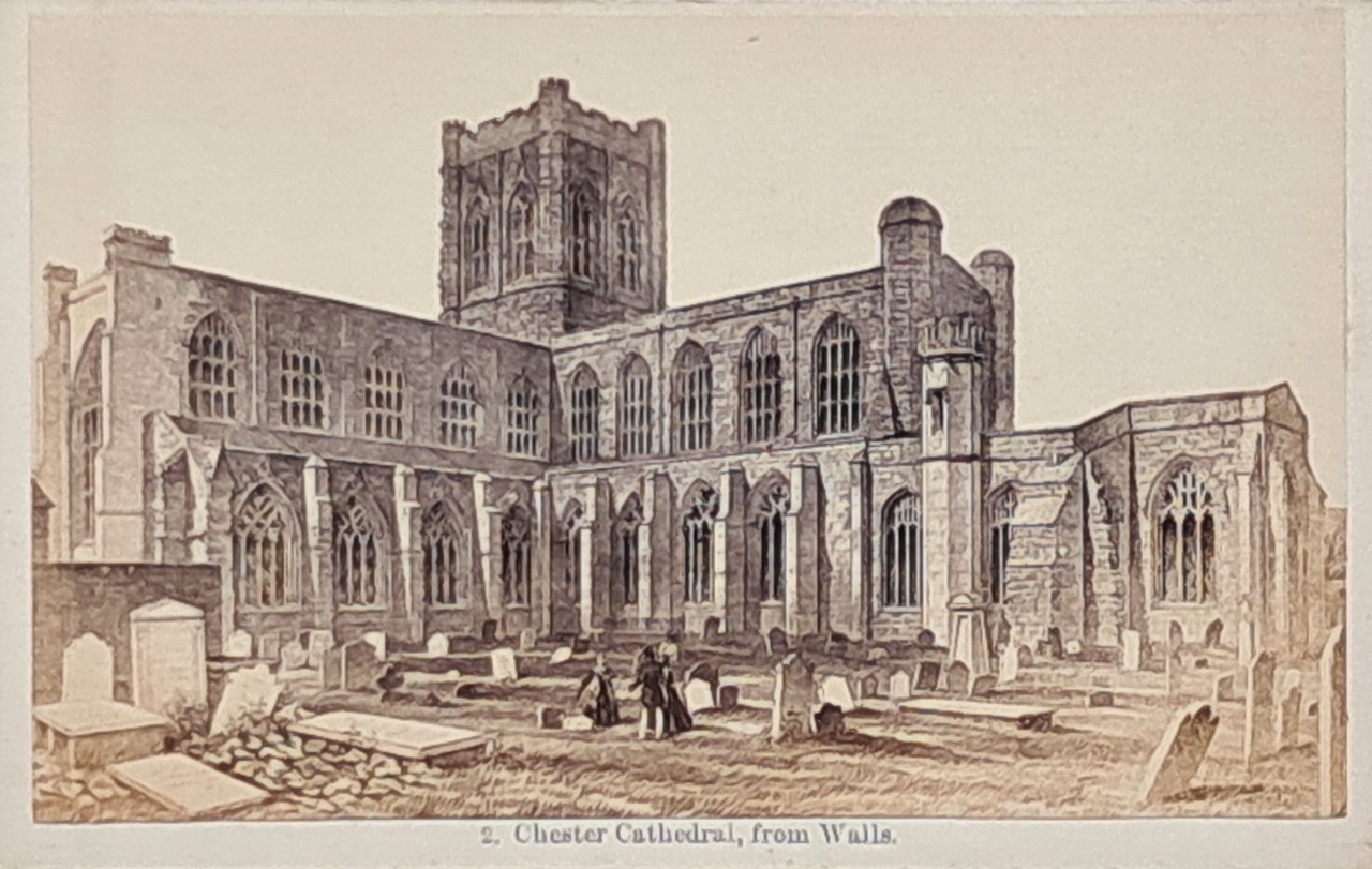 Photograph - Chester Cathedral, from Walls.