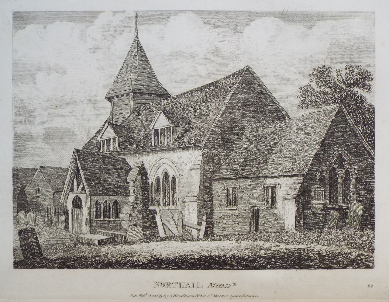 Print - Northall, Middx.