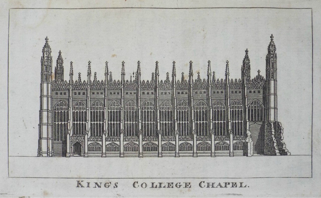 Print - King's College Chapel.
