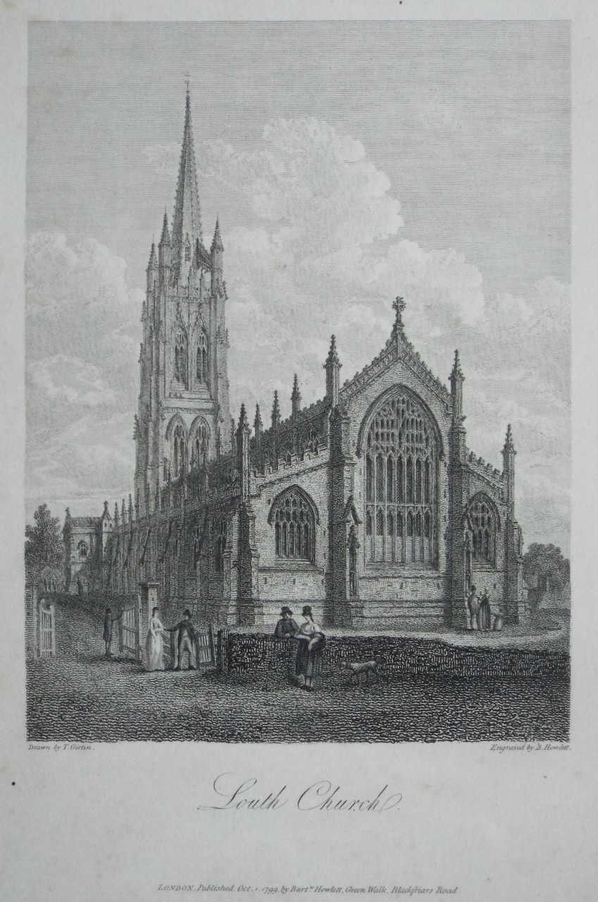 Print - Louth Church. - Howlett