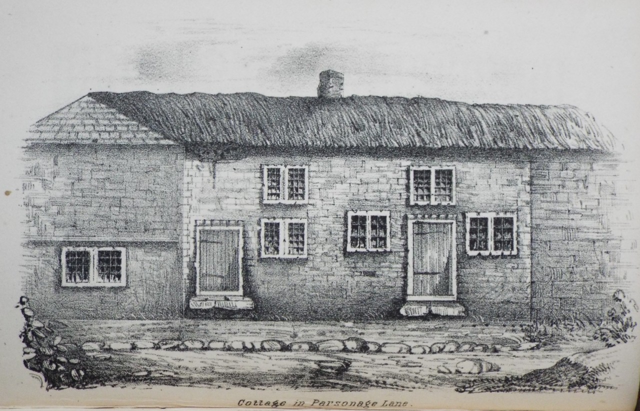 Lithograph - Cottage in Parsonage Lane