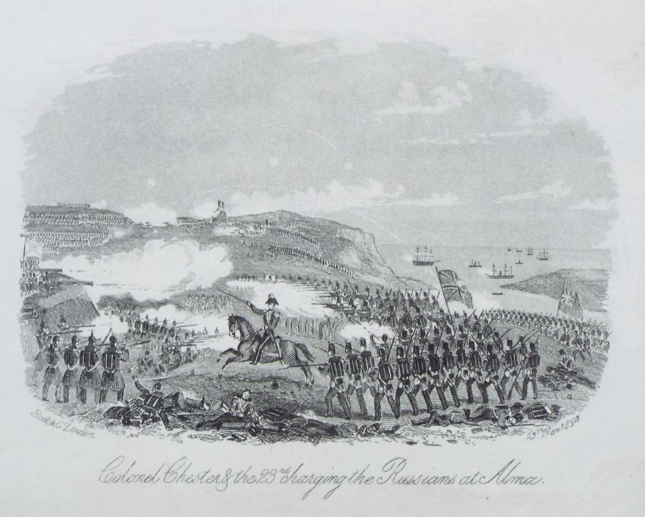 Steel Vignette - Colonel Chester & the 23rd charging the Russians at Alma. - Rock
