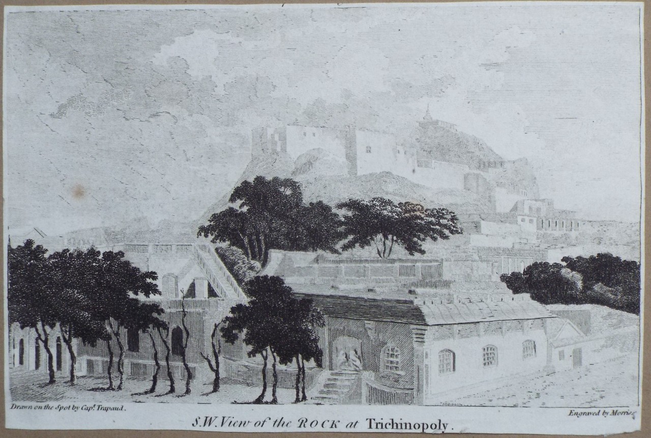 Print - S. W. View of the Rock at Trichinopoly. - 
