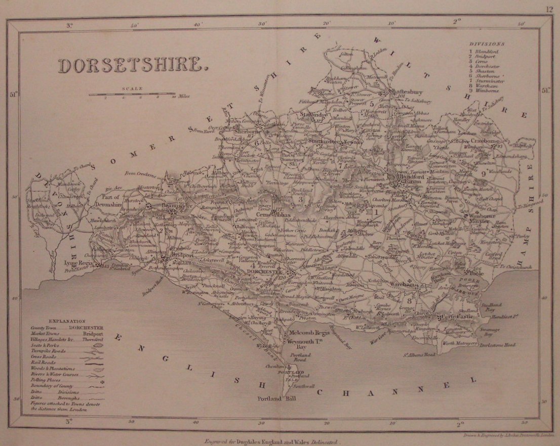 Map of Dorset - Archer