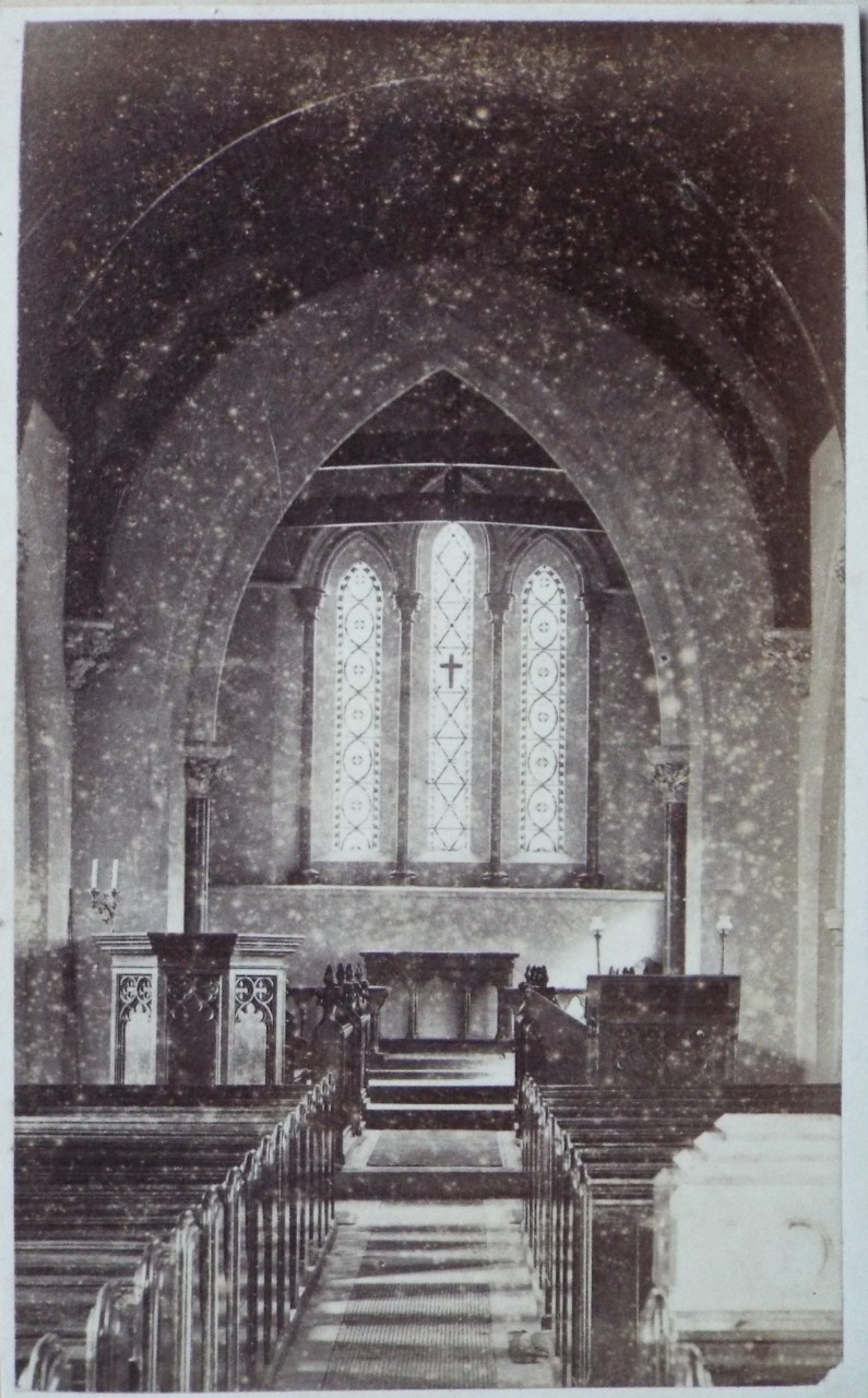 Photograph - Long Bredy Church Interior