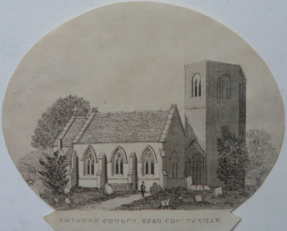 Steel Vignette - Swindon Church, near Cheltenham