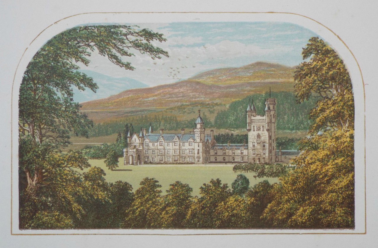 Chromo-lithograph - Balmoral Castle.