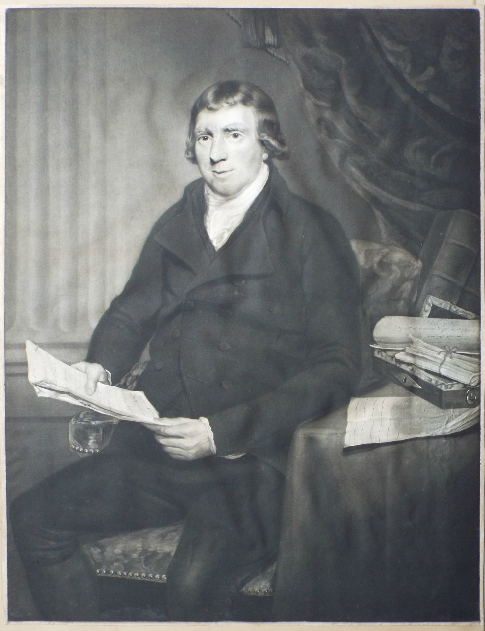 Mezzotint - Lord Viscount Melville. - Young