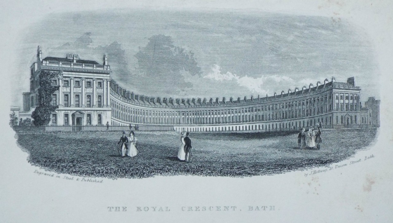 Steel Vignette - The Royal Crescent, Bath. - Hollway