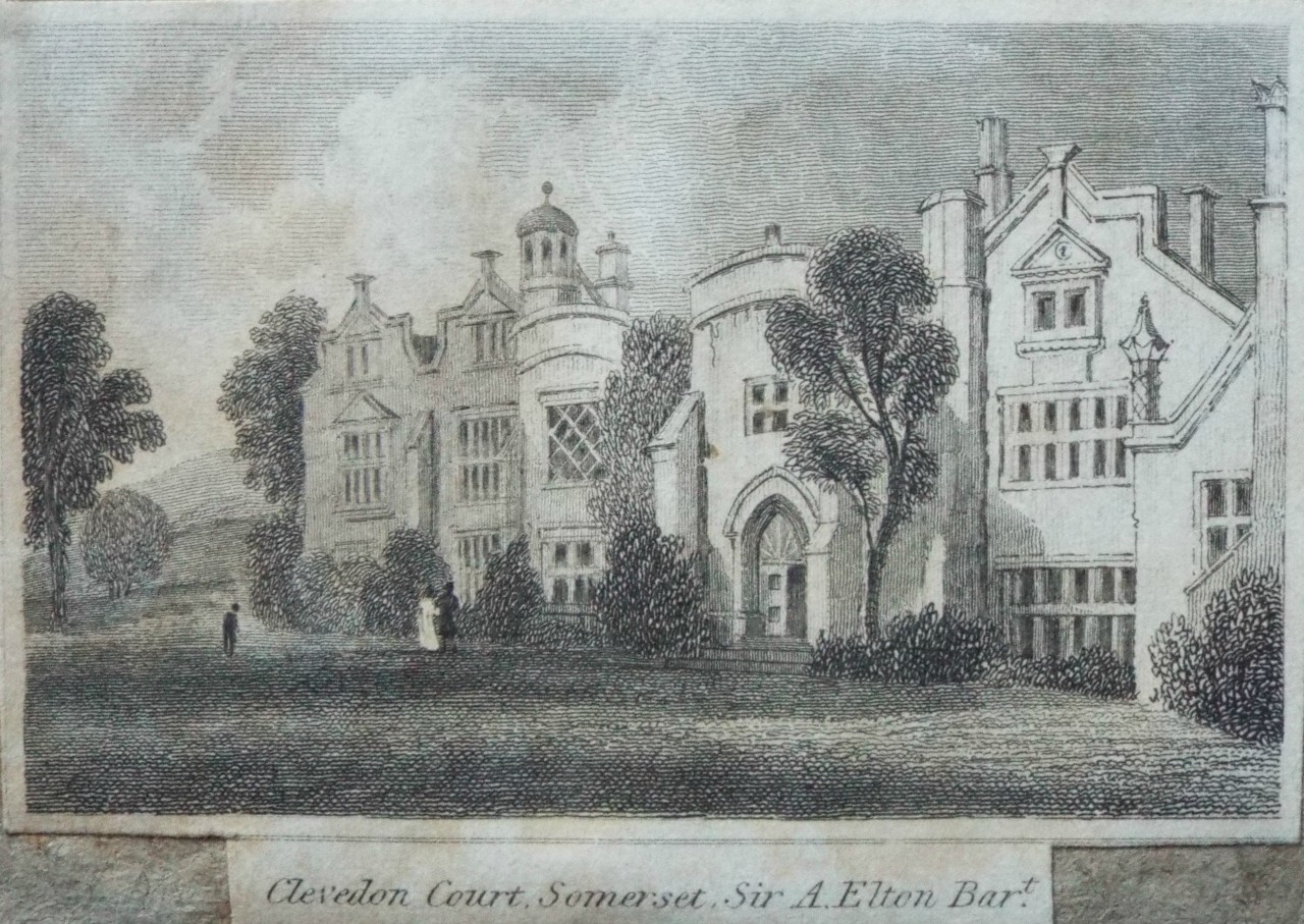 Print - Clevedon Court, Somerset, Sir A. Elton Bart.