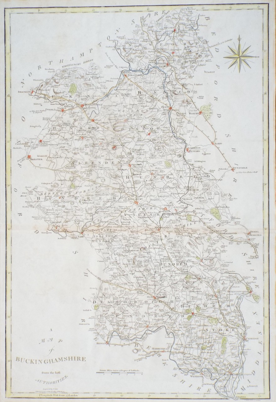 Map of Buckinghamshire