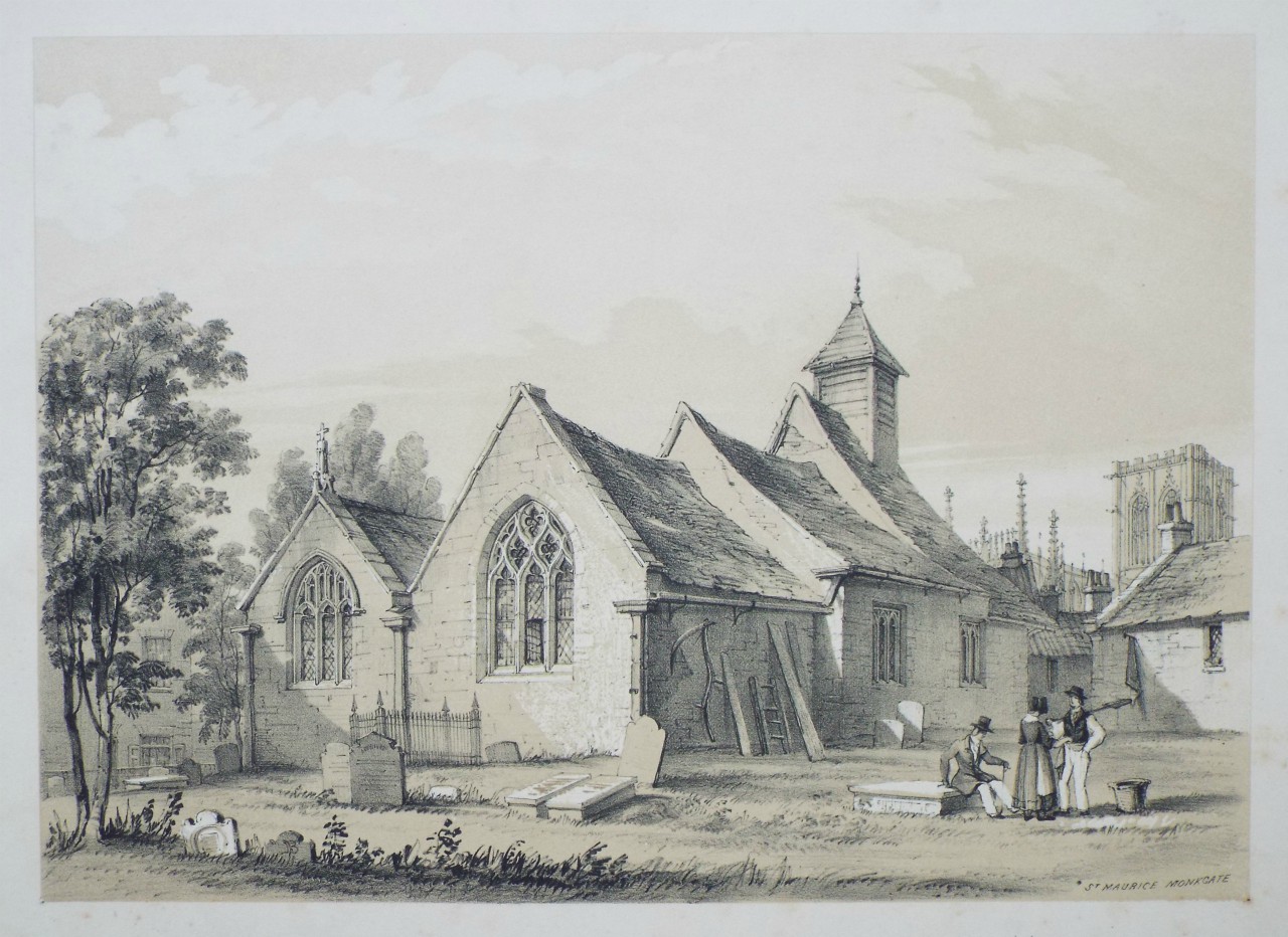 Lithograph - St. Maurice Monkgate - Monkhouse