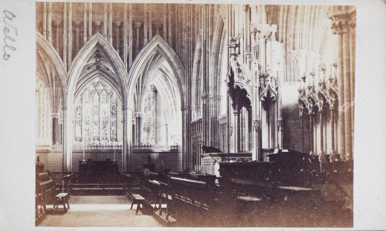 Photograph - Wells Cathedral Choir looking East