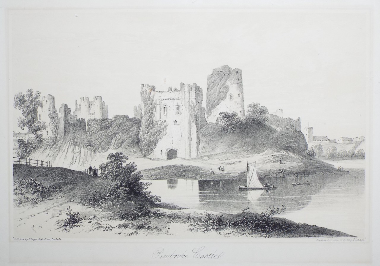 Lithograph - Pembroke Castle - Newman